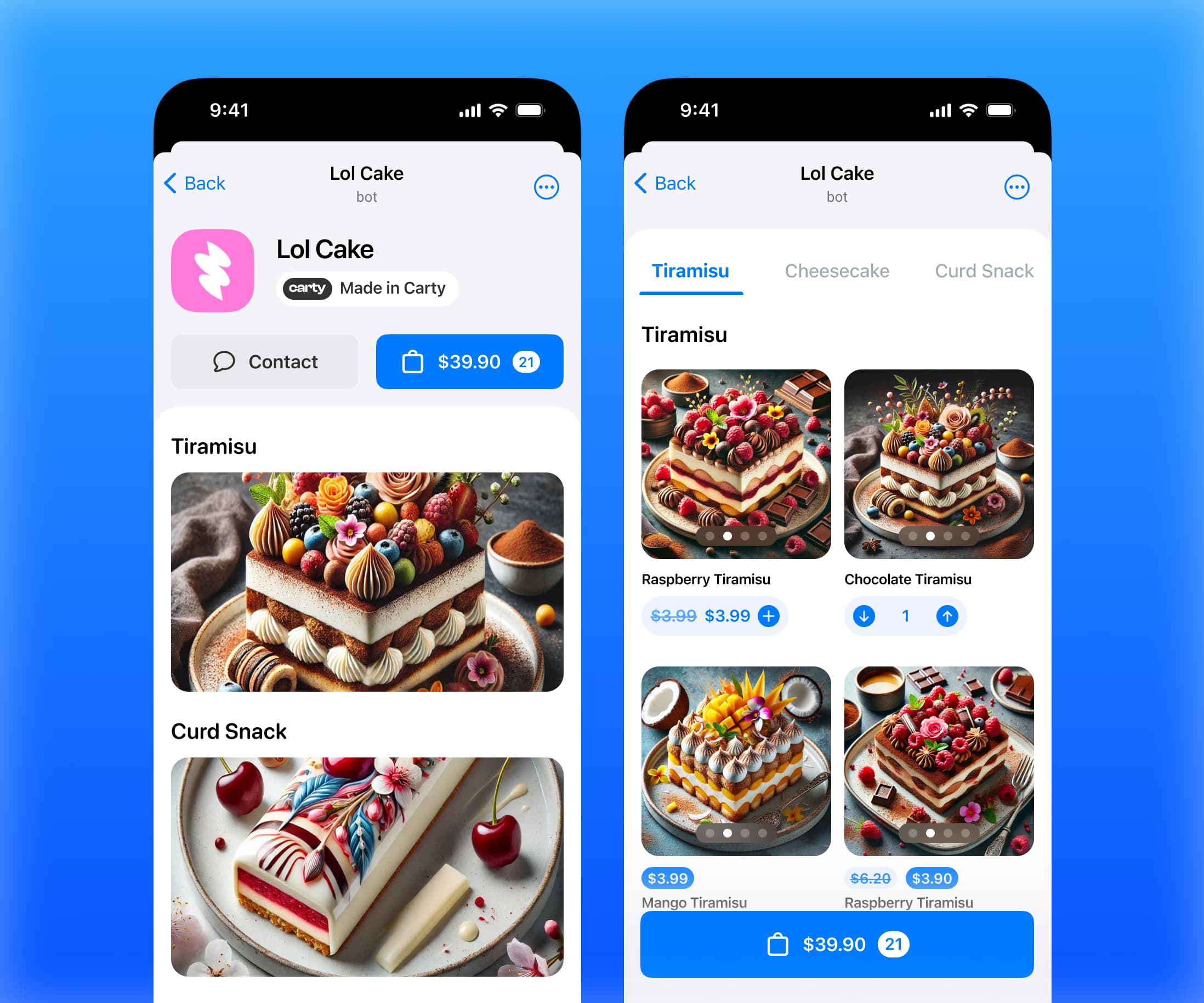 Telegram Mini App Interface